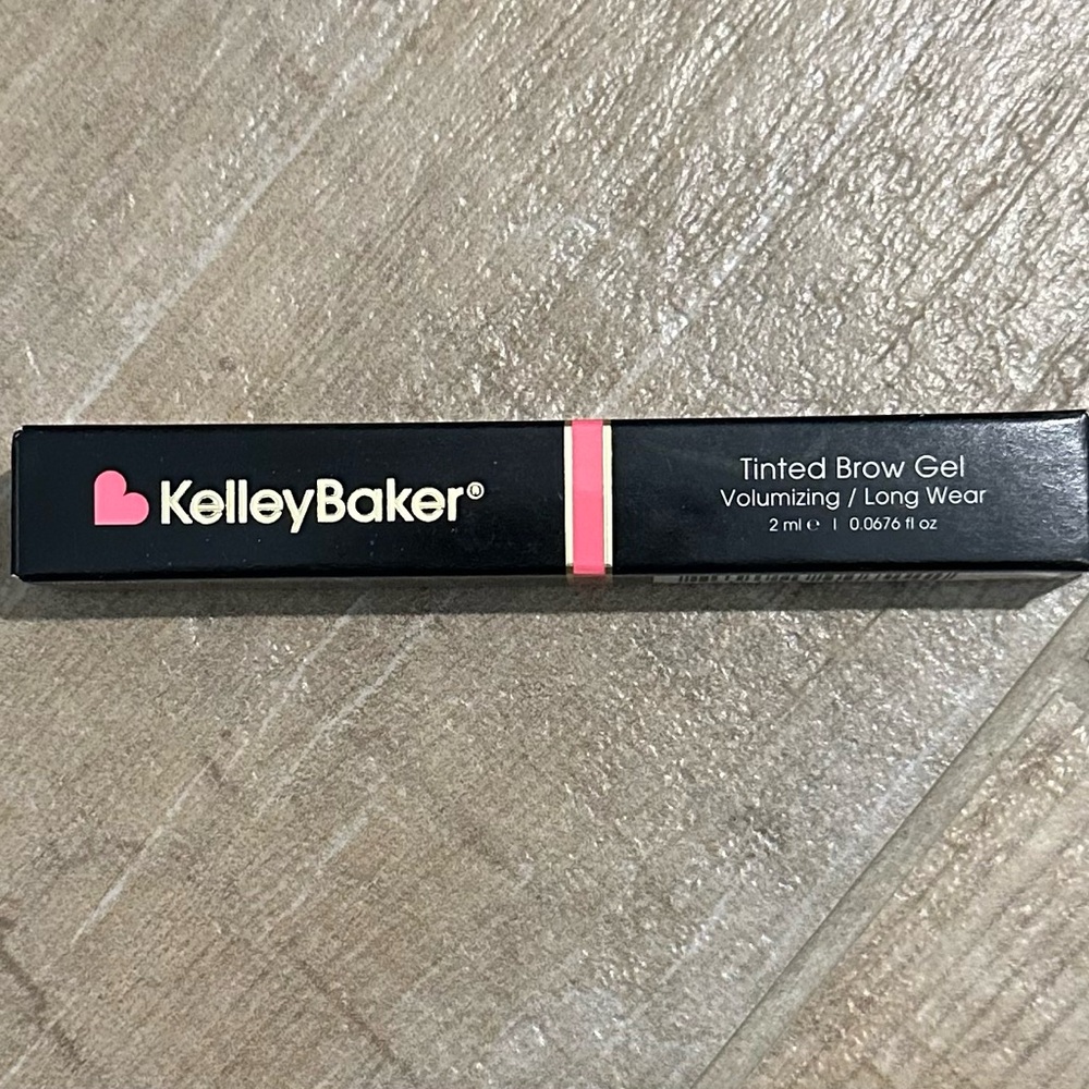 Kelley Baker Tinted Brow Gel Dark Brown New